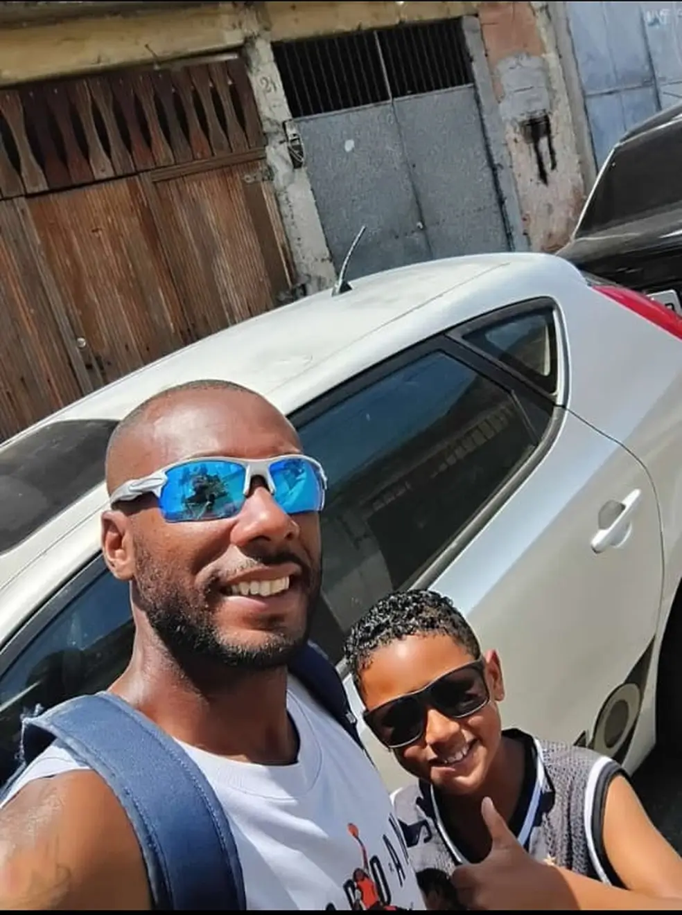Atleta de 8 anos da categoria de base do Vasco e o pai