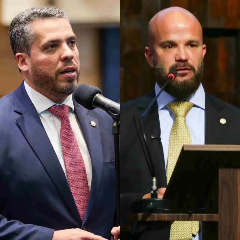 Renan Jordy e Rodrigo Amorim em depoimento na ALERJ
