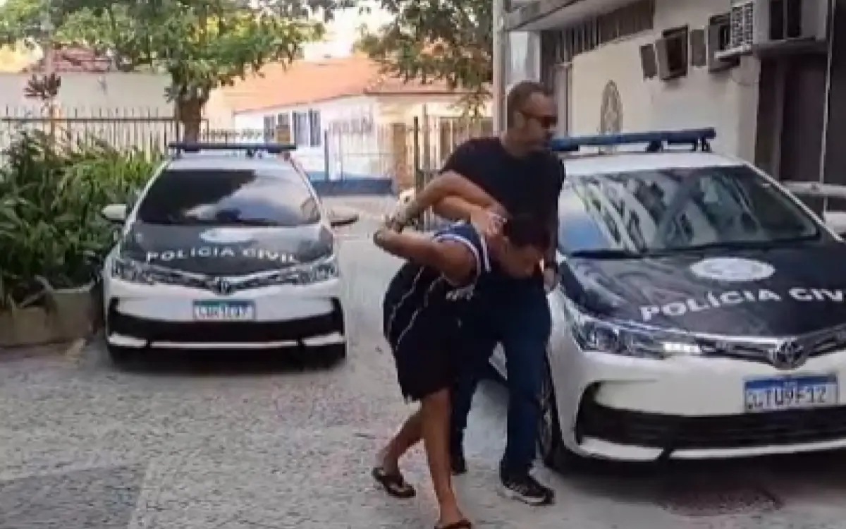 Preso por agredir o motorista de aplicativo em São Gonçalo