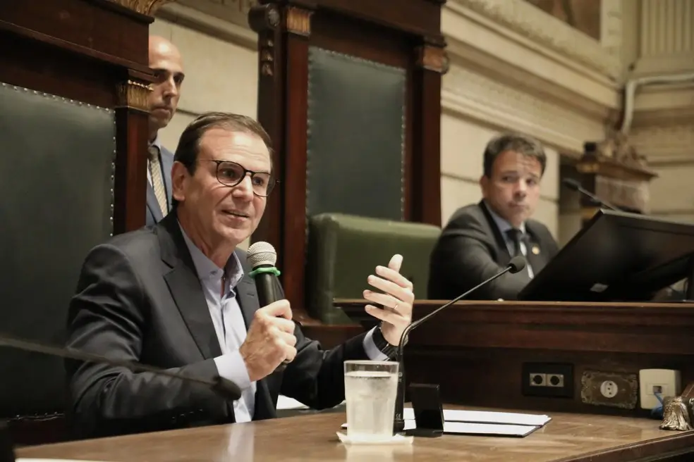Eduardo Pas na Câmara dos Vereadores