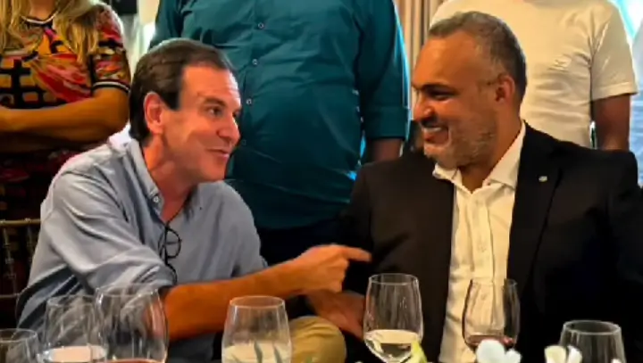Eduardo Paes e deputado federal Marcos Tavares