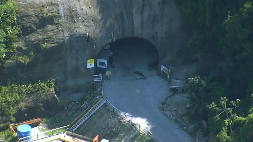 Obras na Estação da Gávea do Metrô