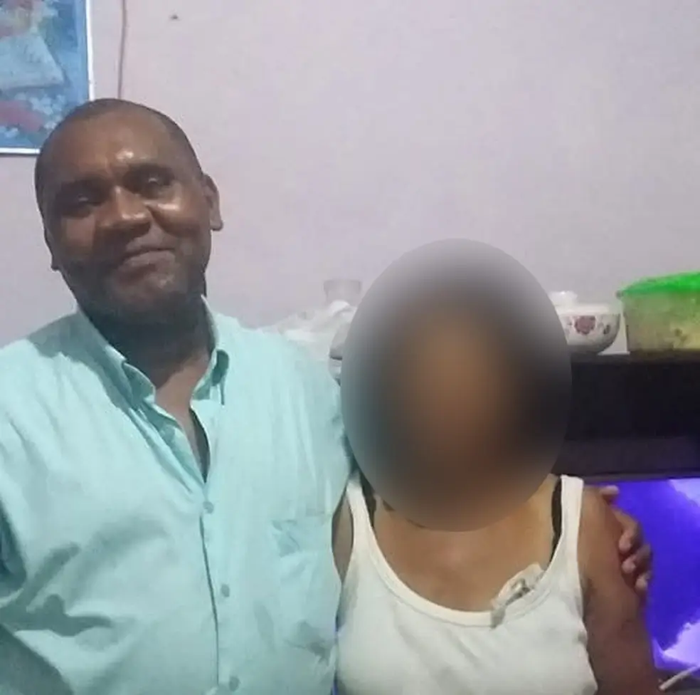 Marcelo Santos Martins e sua esposa
