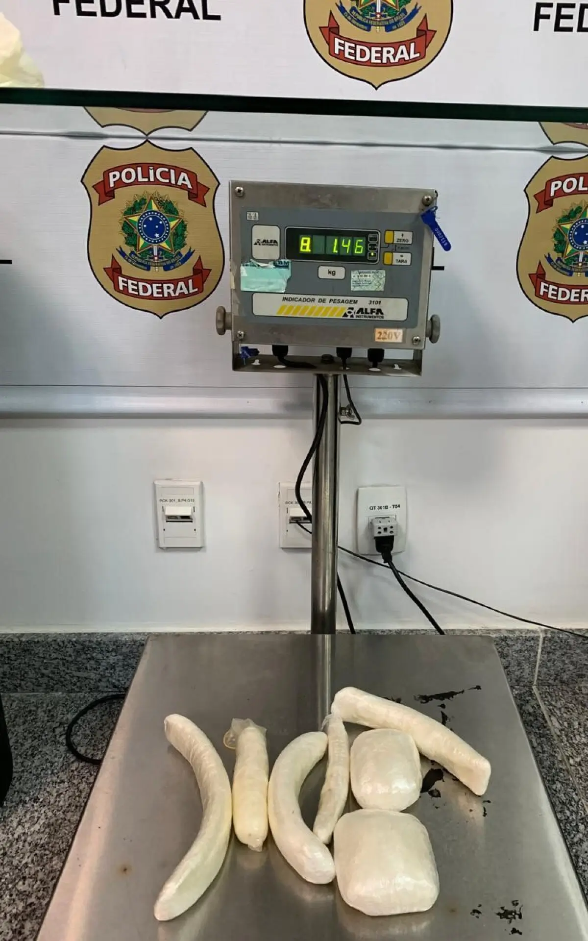 Balança com Cocaína