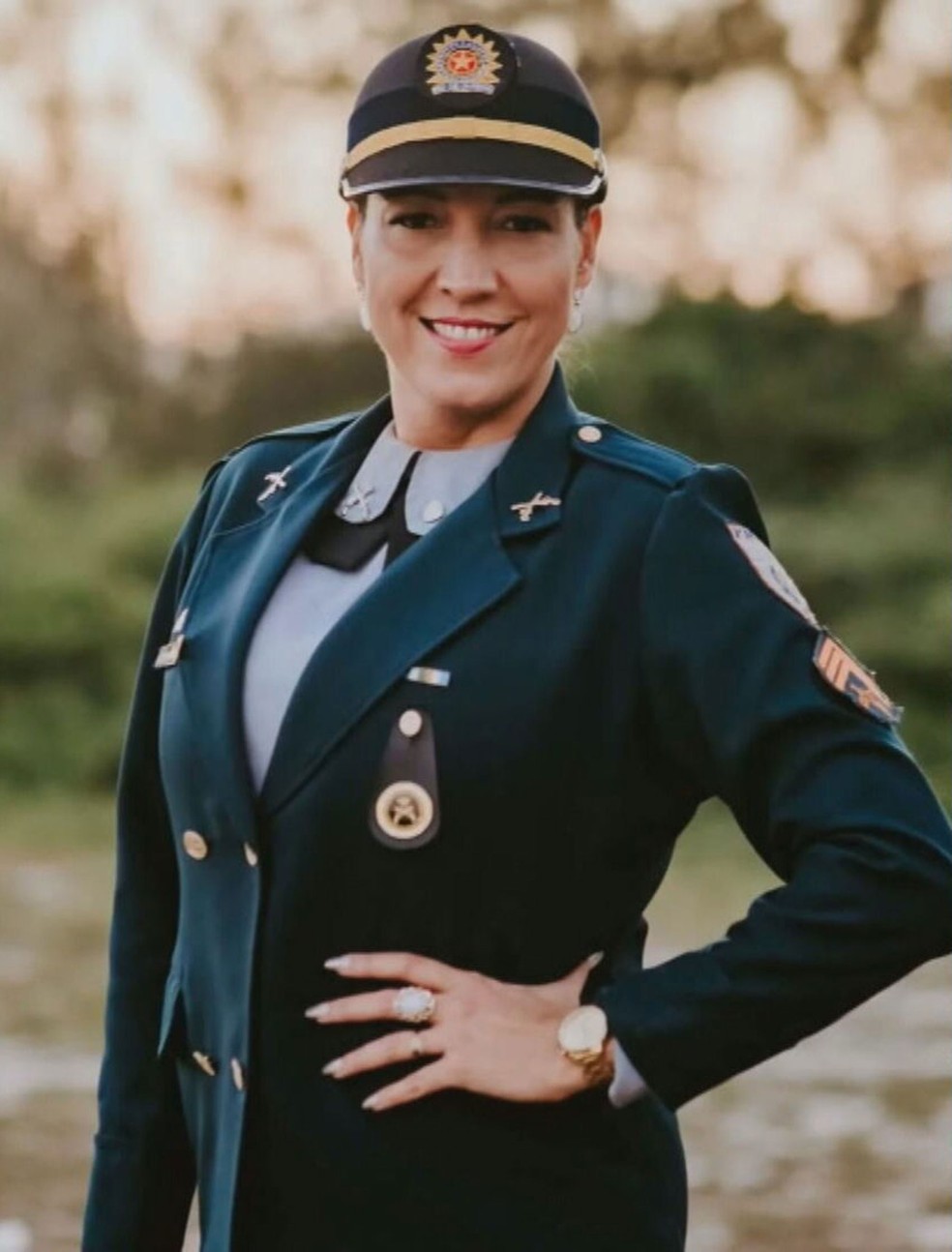 Policial Militar Carla Cristiane Teixeira Bon