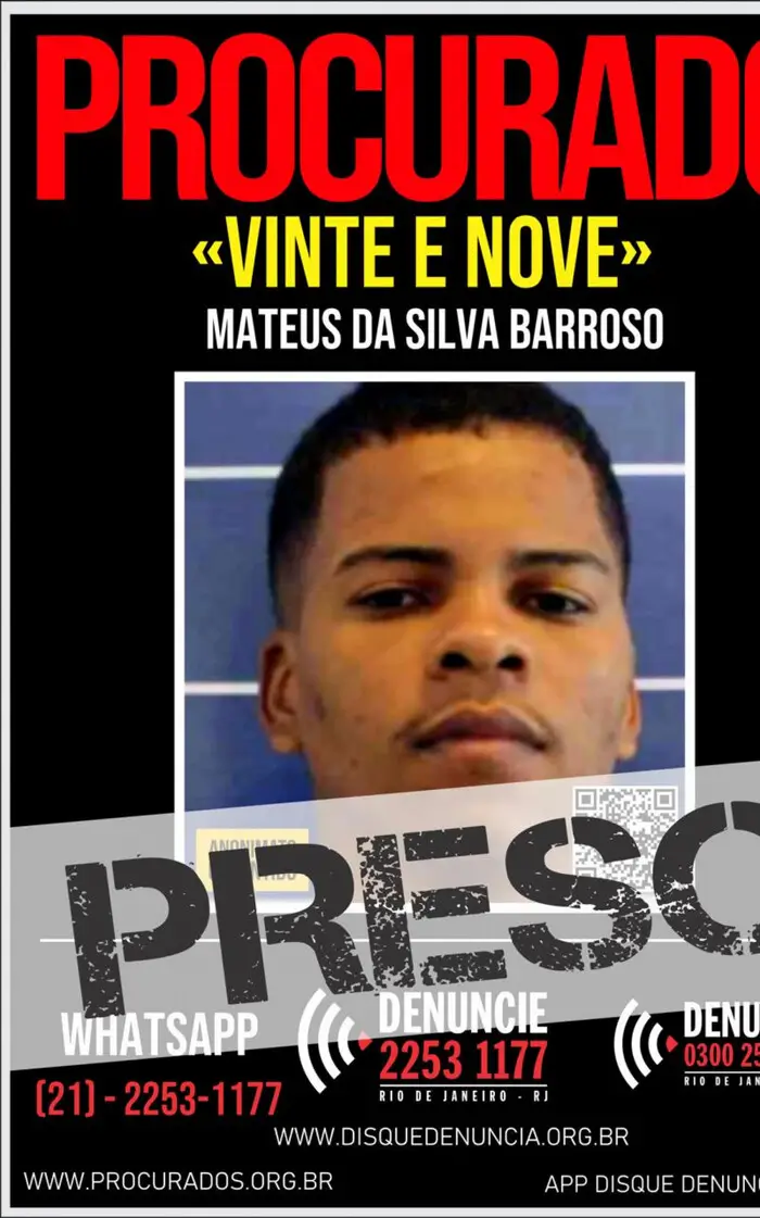 Traficante Vinte e Nove é preso
