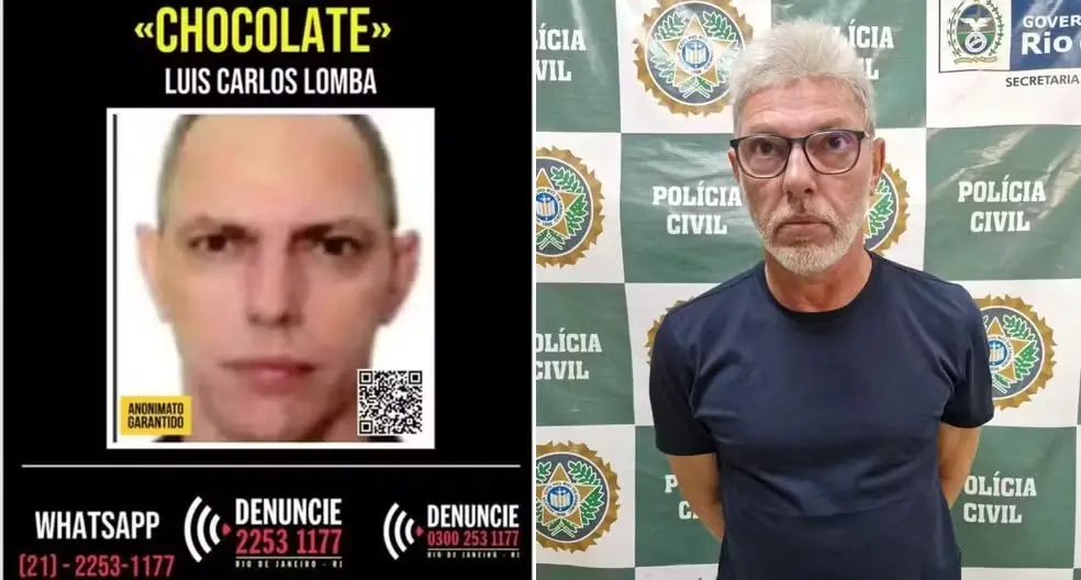 Luís Carlos Lomba, conhecido no crime como Chocolate