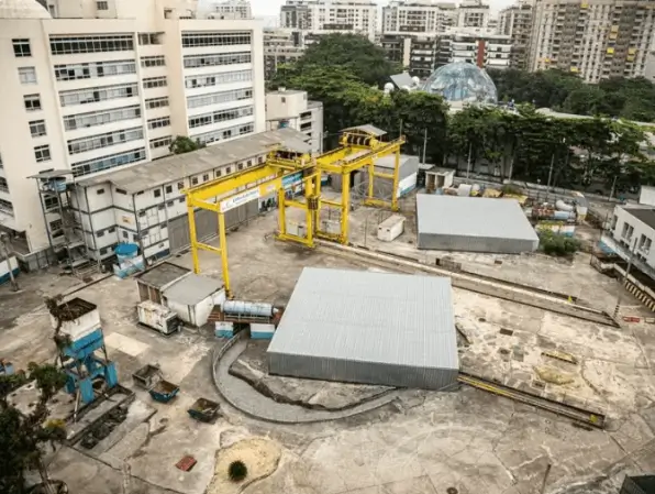 Obras do metrô da Gávea