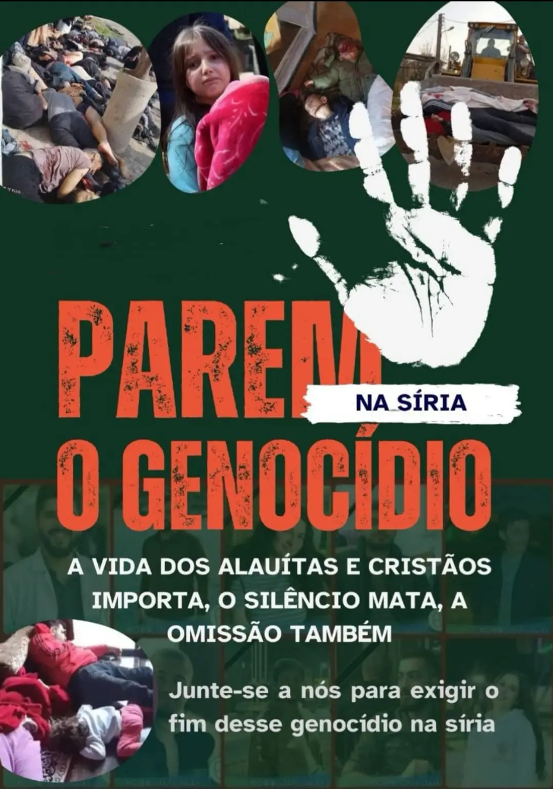 Protesto cobre o Genocídio na Síria
