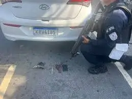 Material apreendindo pela polícia