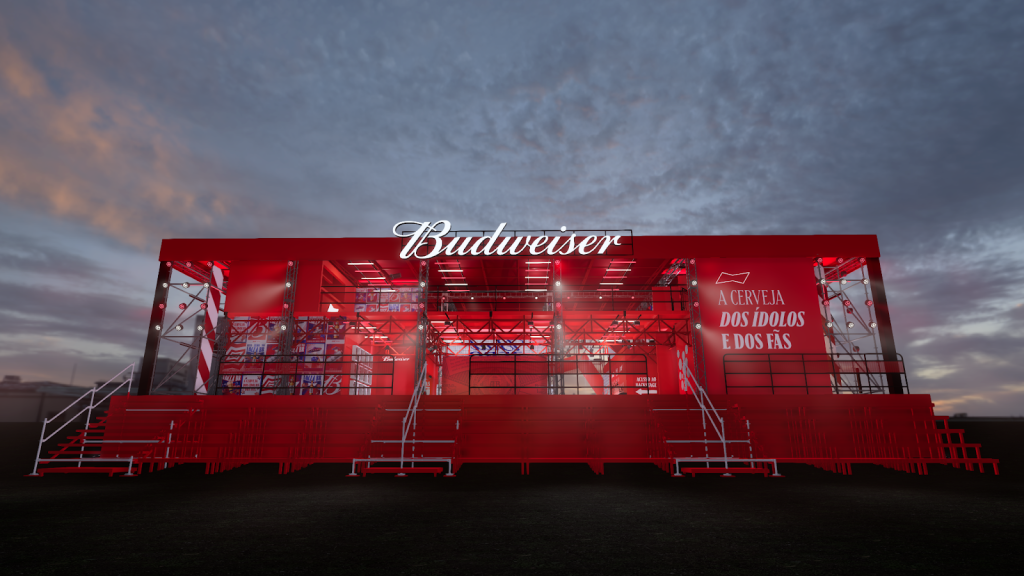 Stand da Budweiser Lollapalooza Brasil