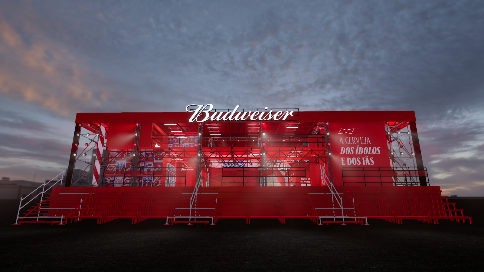 Stand da Budweiser Lollapalooza Brasil