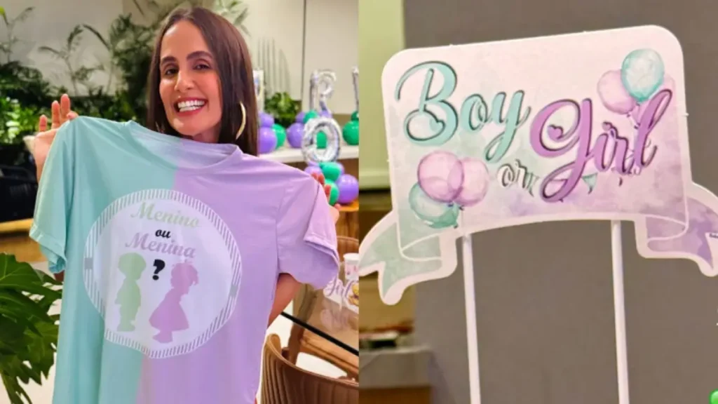 Chá de bebê da Carol Peixinho