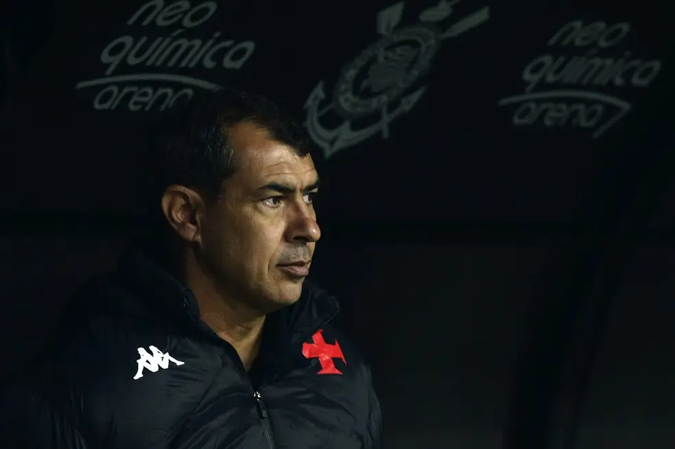 Fábio Carille como treinador do Vasco