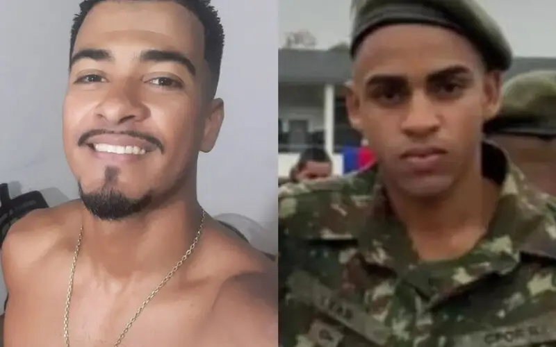 Carlos Vincius (E) foi preso pela morte de Lyan Carlos (D) em fevereiro do ano passado