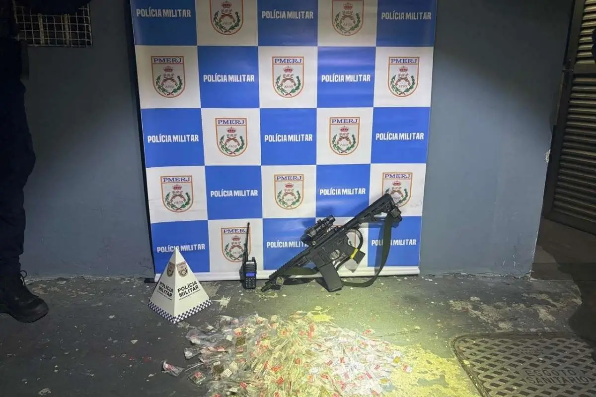 Fuzil Apreendido pela polícia