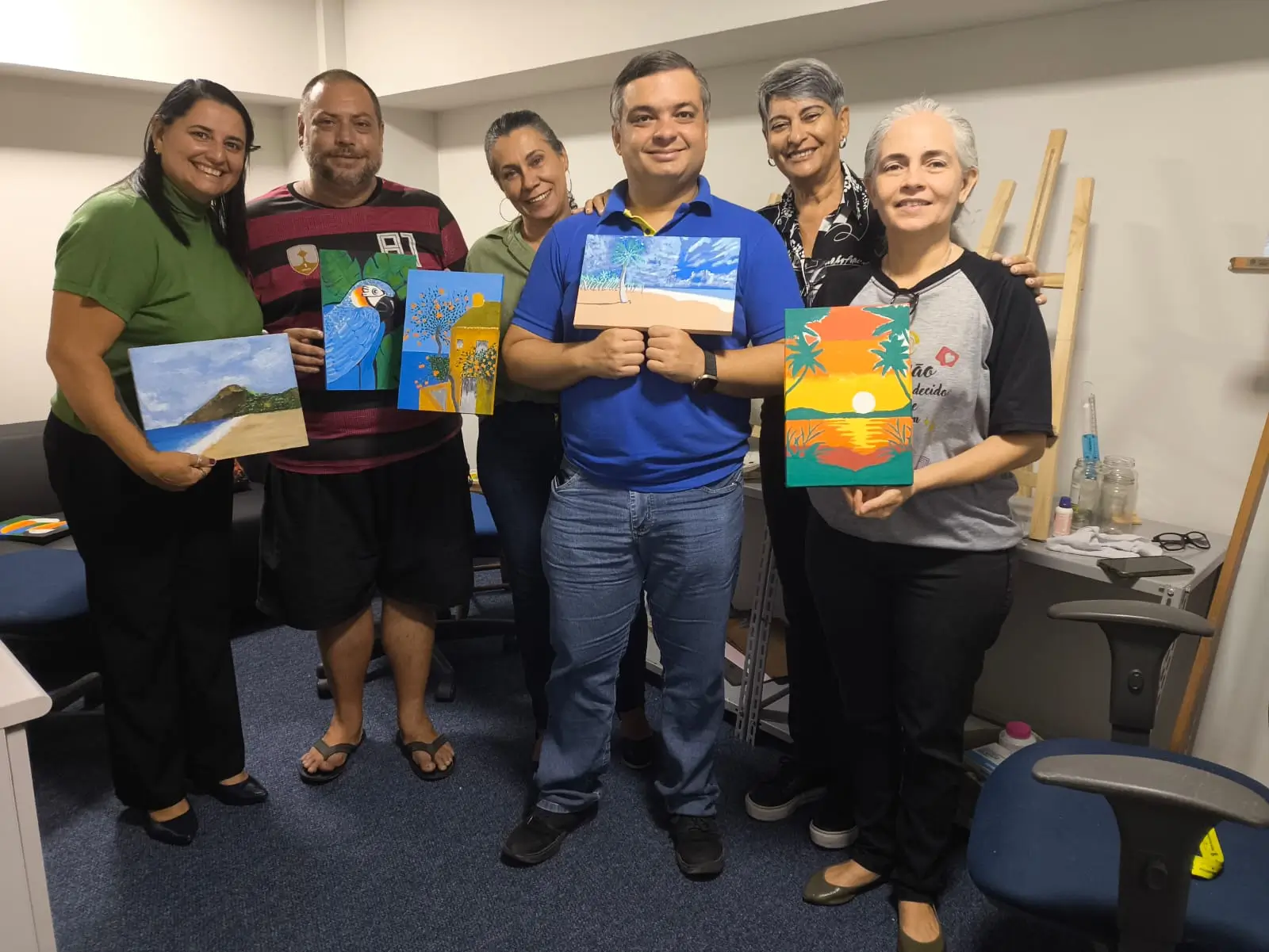 Grupo de Artista de Maricá Apresenta a Exposição A Terapia da Arte