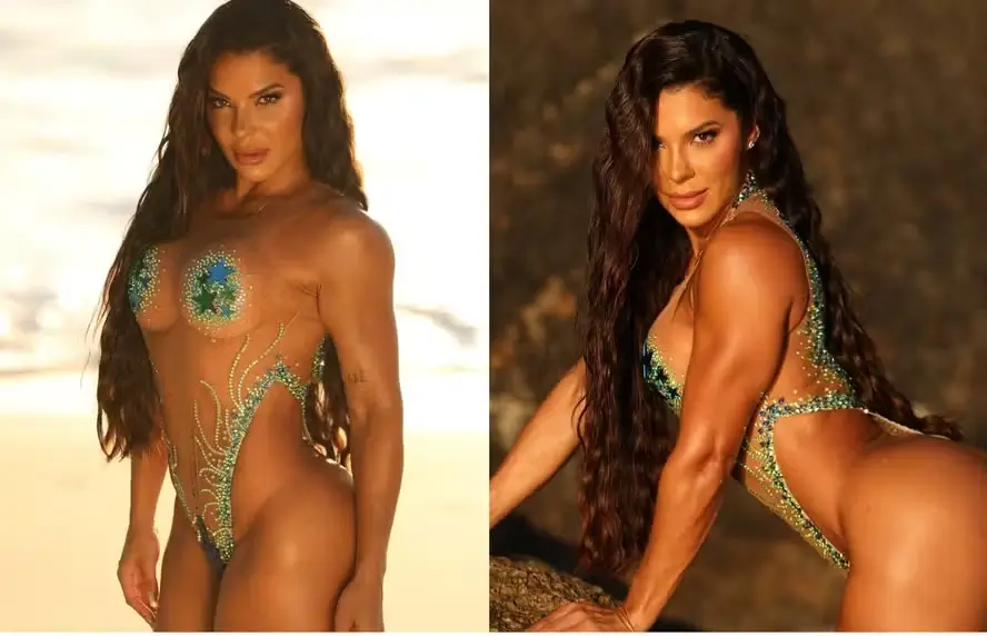 Monique Rizzeto, rainha de bateria da Acadêmicos de Niterói