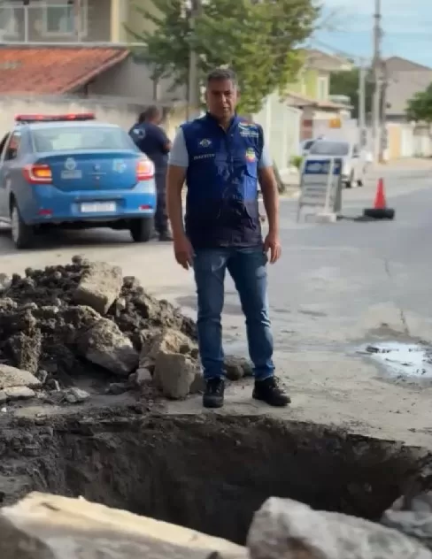 Obras na região central de Cabo Frio