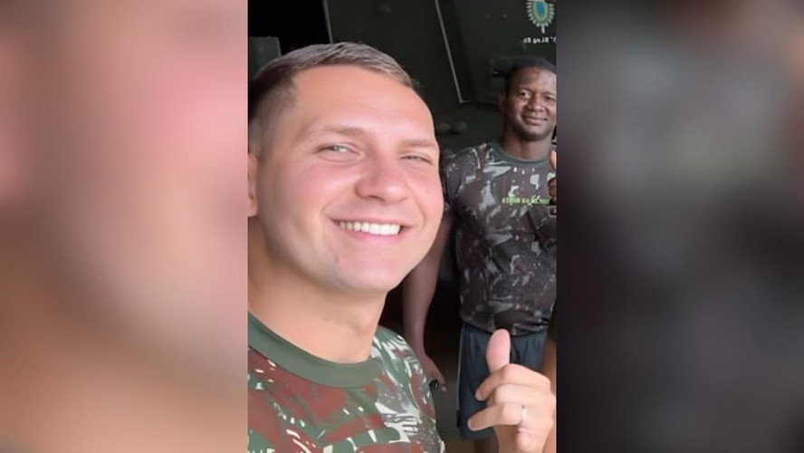 Os sargentos Matheus da Silva Souza e Ricardo Jefferson Moura Gomes