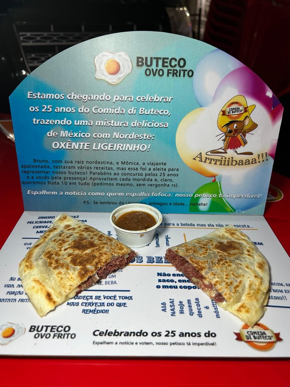 Oxente Ligeirinho: petisco do Buteco Ovo Frito