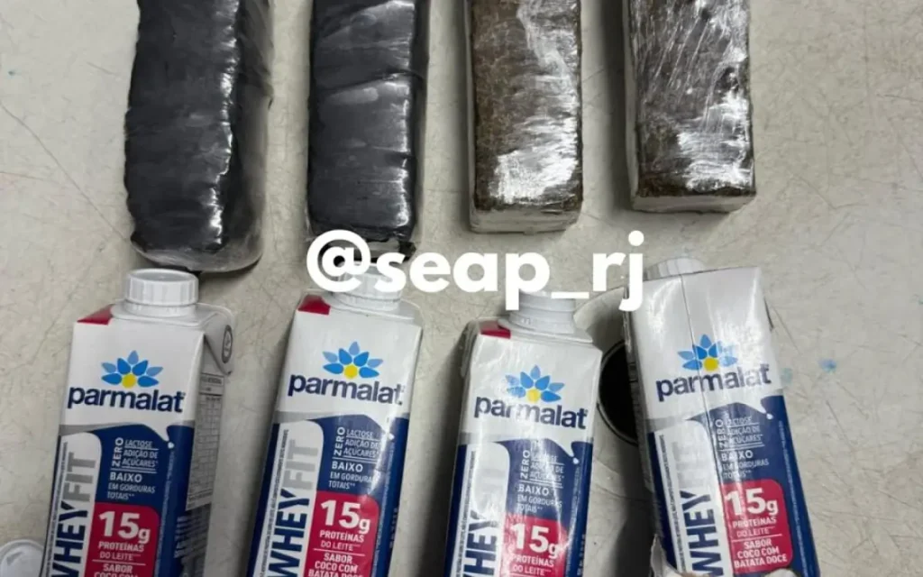 Embalagens de Whey Protein com droga