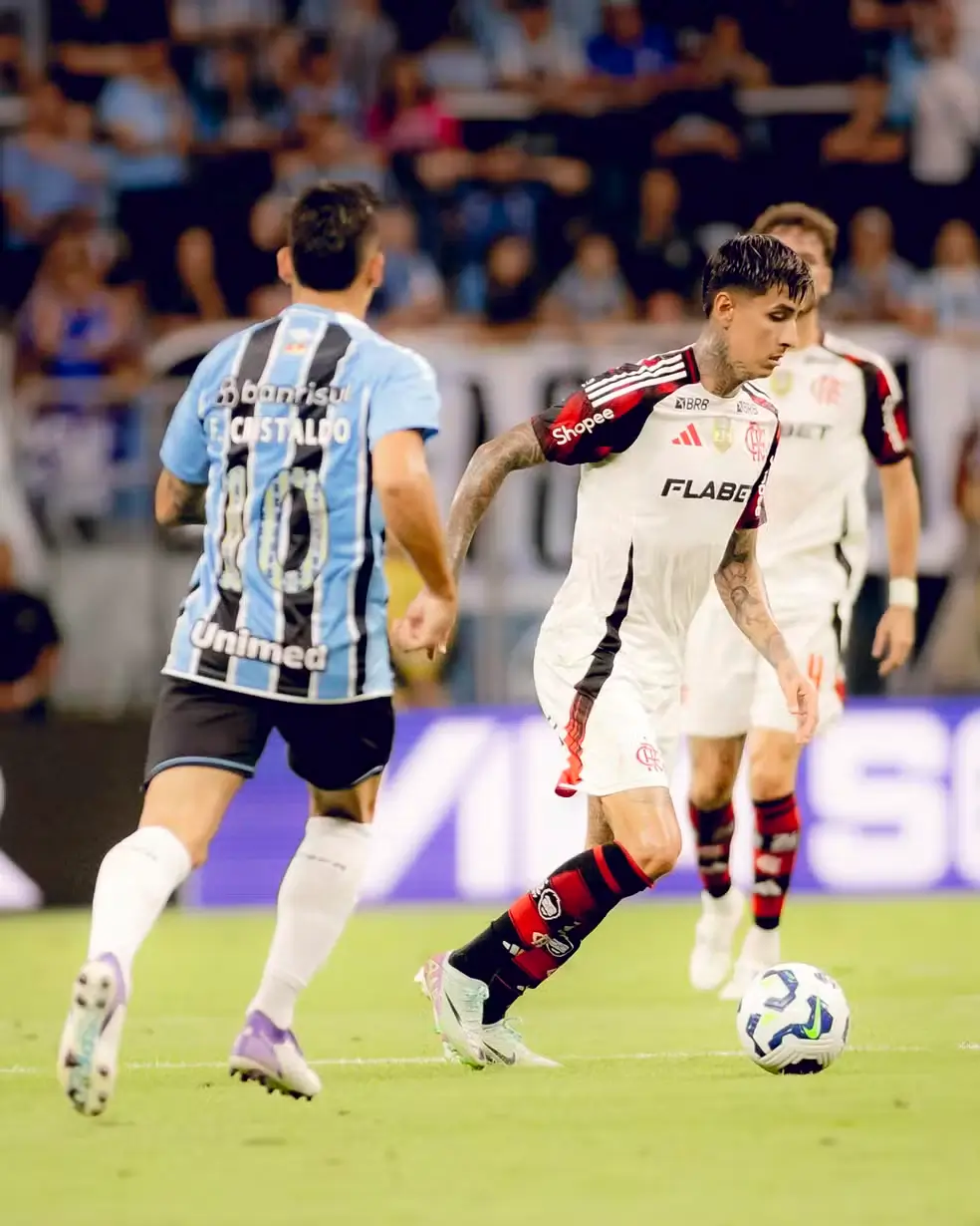Pulgar em Grêmio x Flamengo