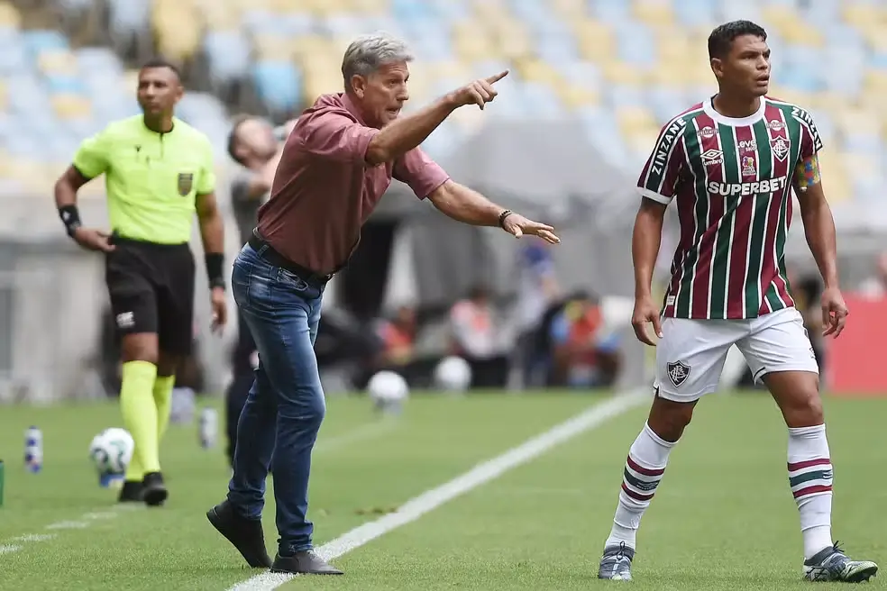 Renato Gaúcho e Thiago Silva