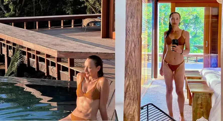 Sabrina Parlatore de biquíni