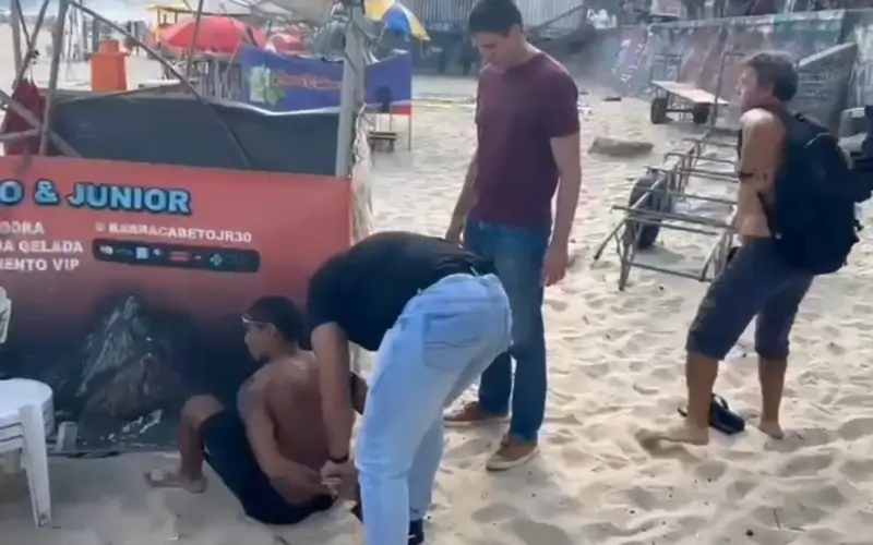 Suspeito de homicídio é preso na Praia de Ipanema, na Zona Sul do Rio