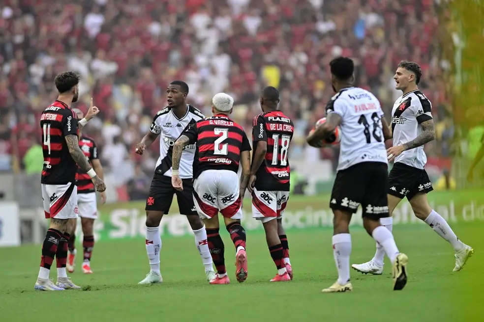 Jogo entre Vasco e Flamengo