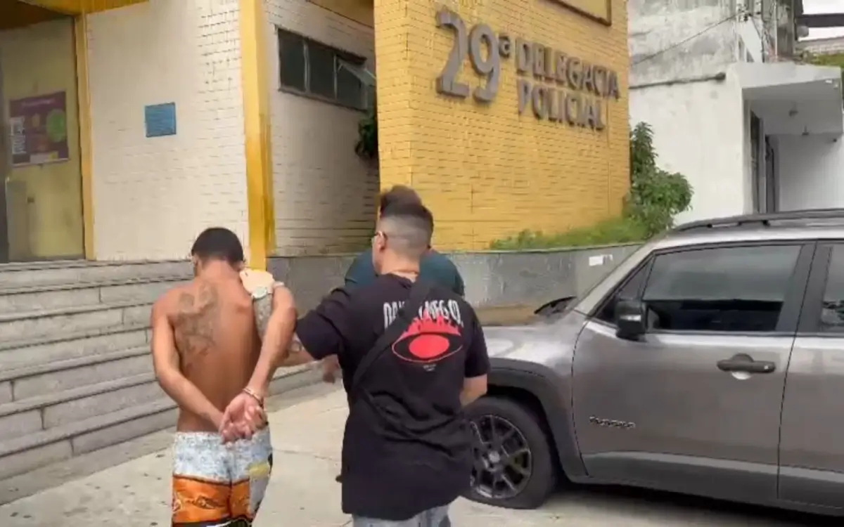 Yuri da Silva Eugênio foi preso por agentes da 29ª DP