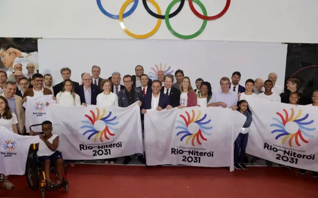 Logo oficial para Candidatura Rio Niterói Jogos Pan-Americanos 2031