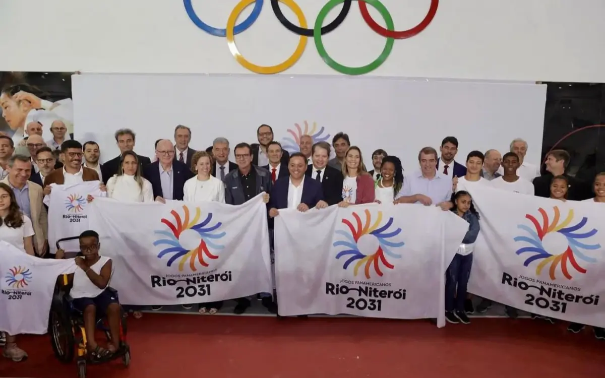 Logo oficial para Candidatura Rio Niterói Jogos Pan-Americanos 2031