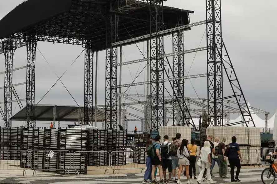 Montagem de Palco em Copacabana