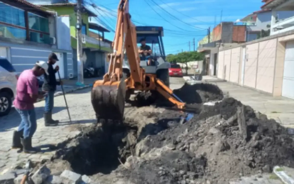 Obras no Jardim Caiçara