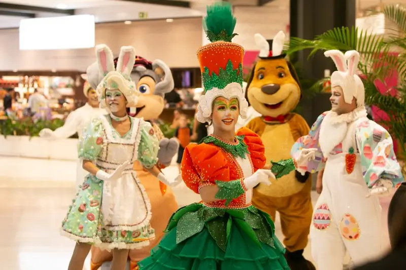 Páscoa no Shopping