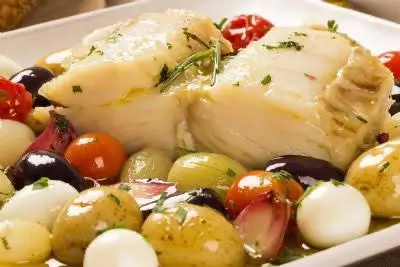 Prato com Bacalhau e Batatas