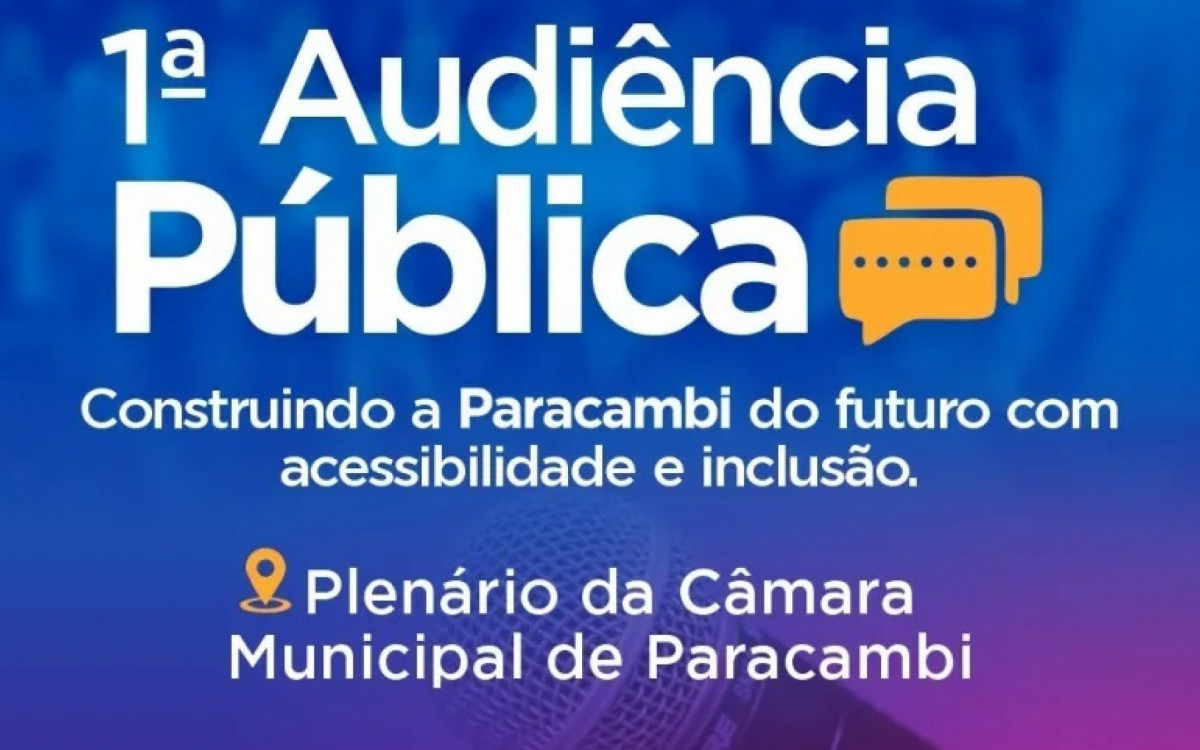 Chamada de Audiência Pública