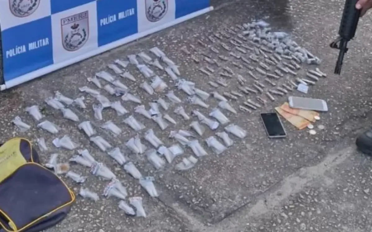 Drogas apreendidas pela polícia