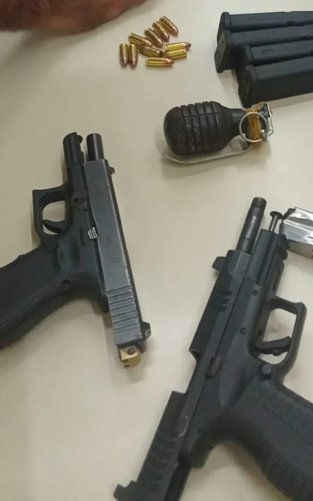 Armas apreendidas em Três Rios