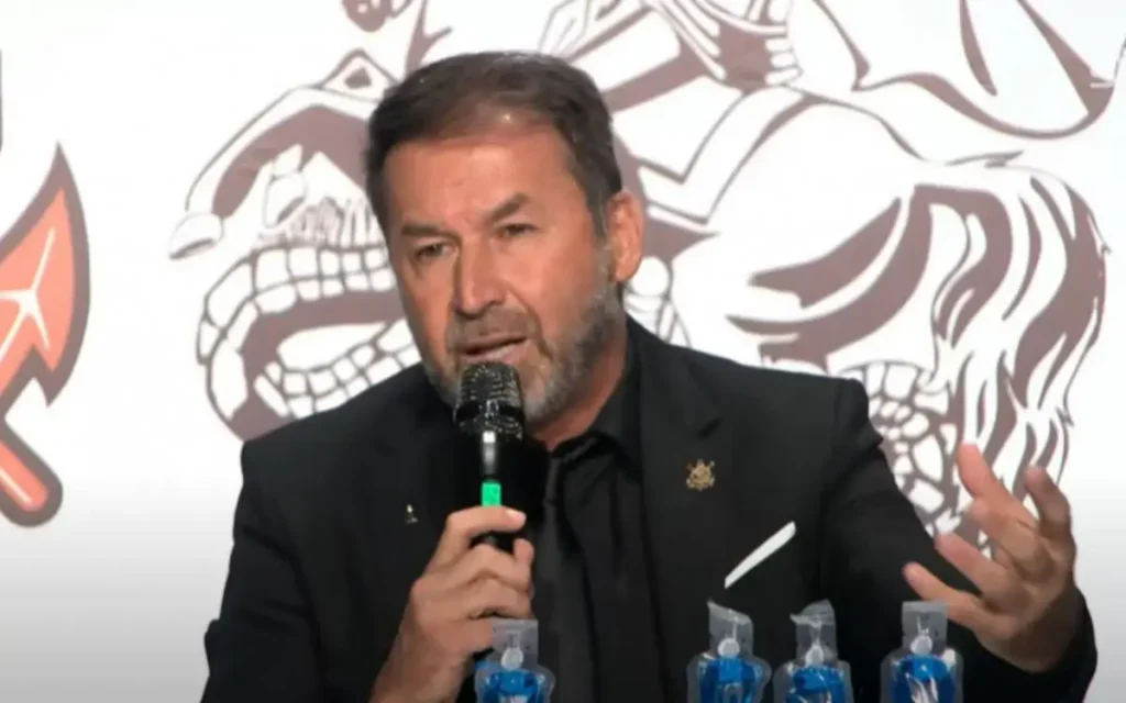 presidente do Corinthians é indiciado, Augusto Melo