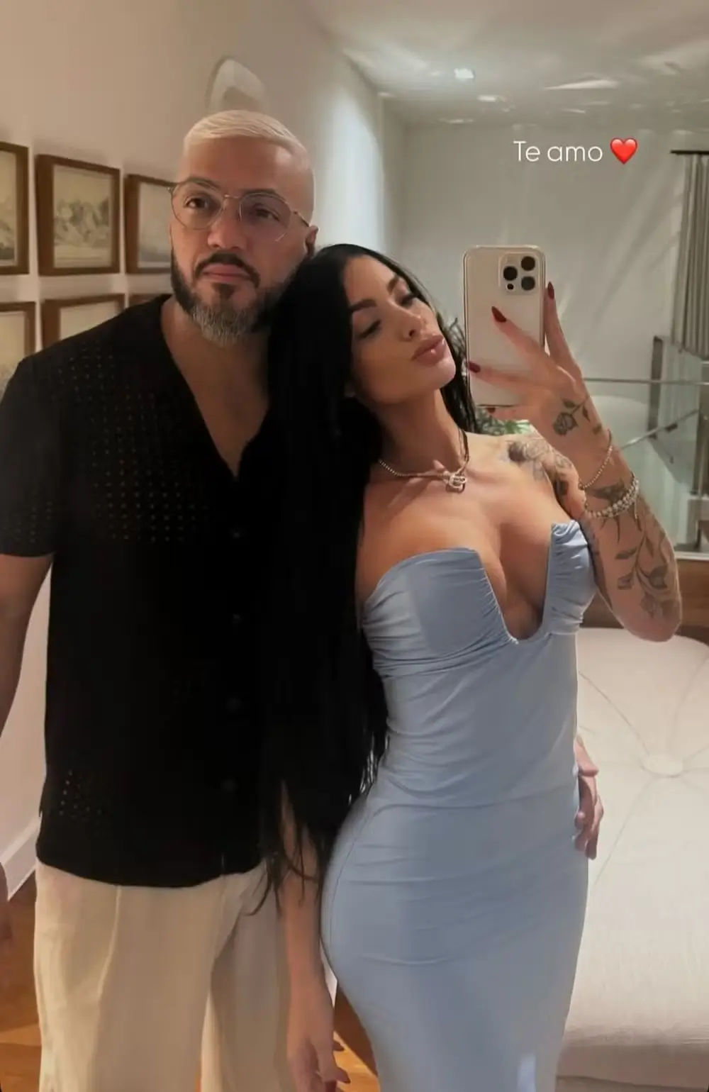 Belo e Rayane Figliuzzi