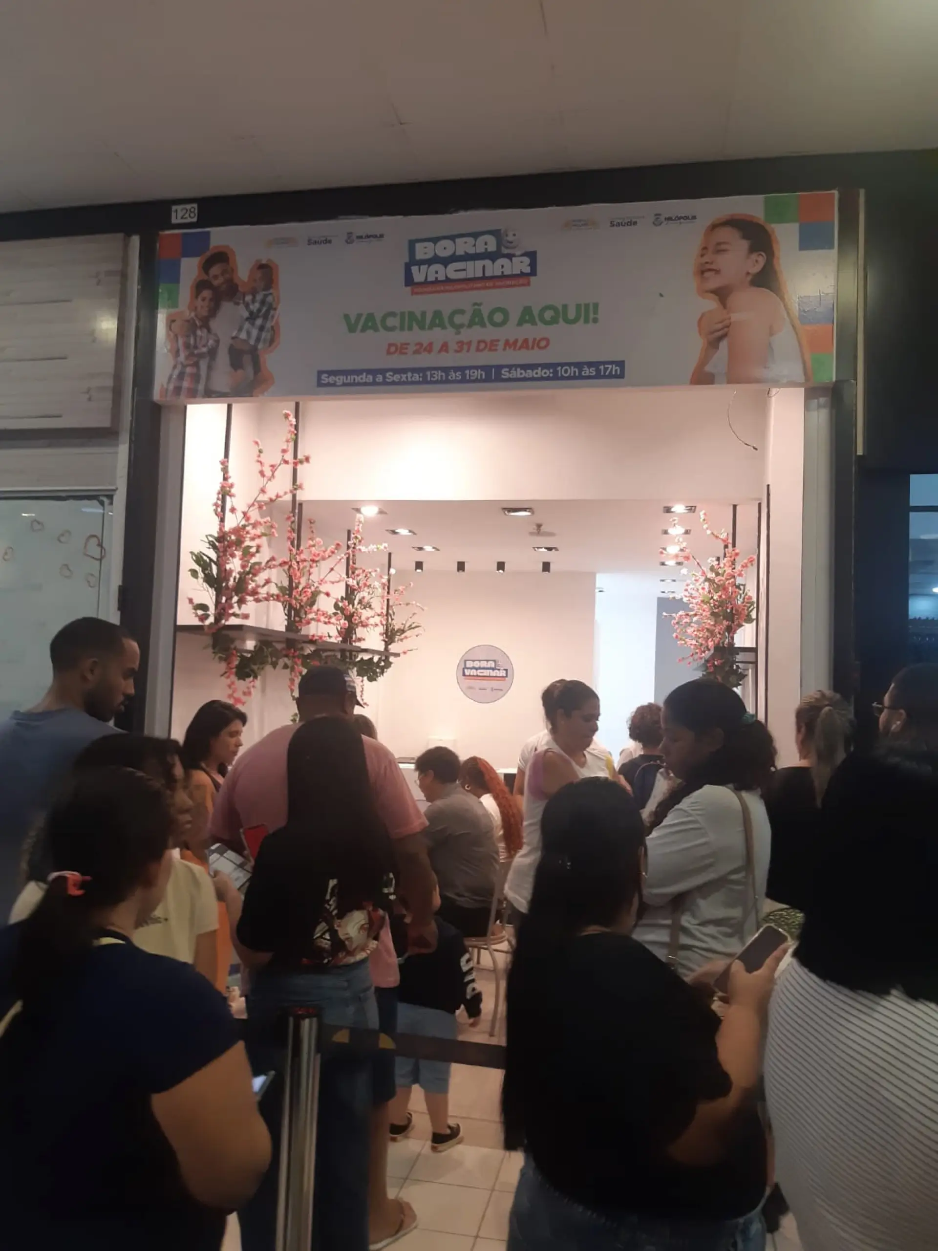 campanha de vacinação em Nilópolis