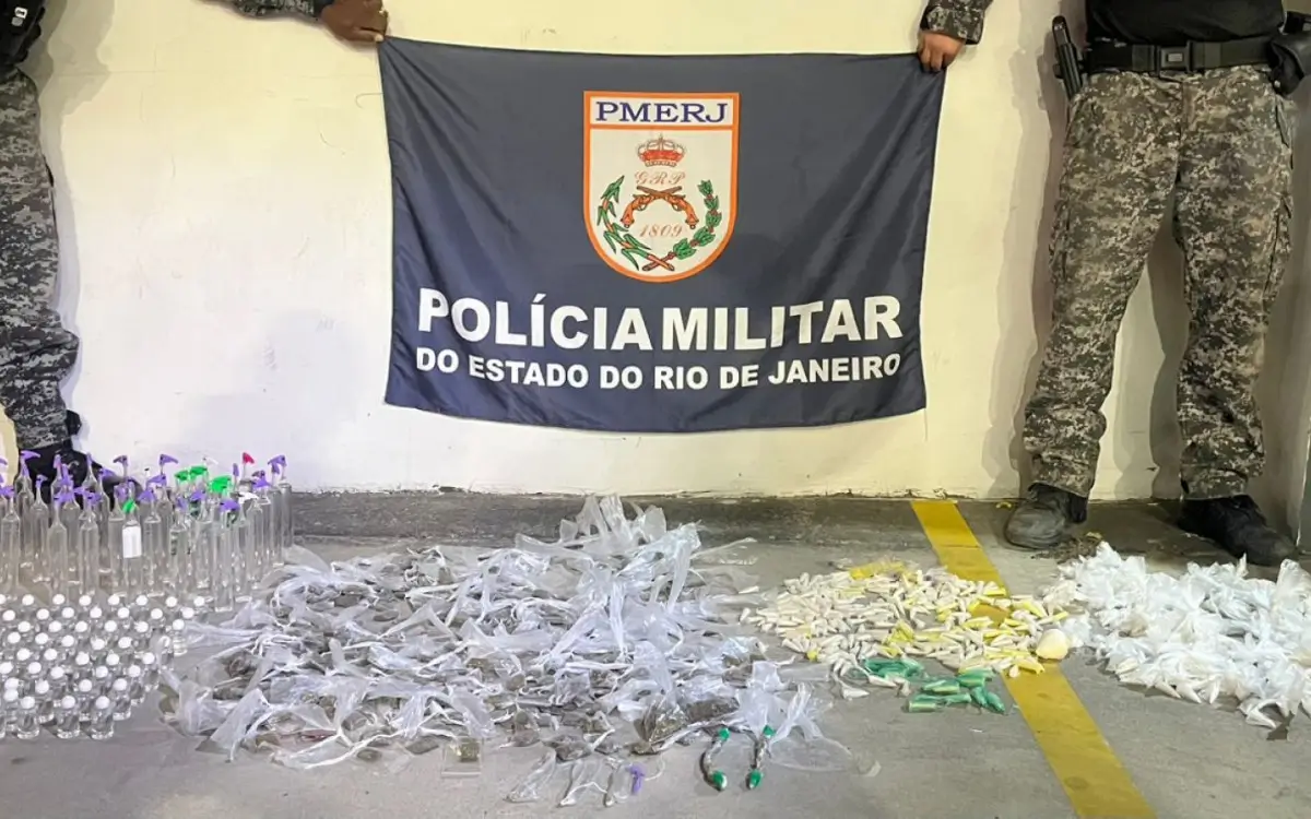 Cães do BAC acharam as drogas