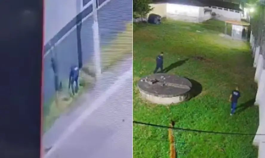 Criminosos arremessam celulares e drogas para dentro do Complexo de Gericinó