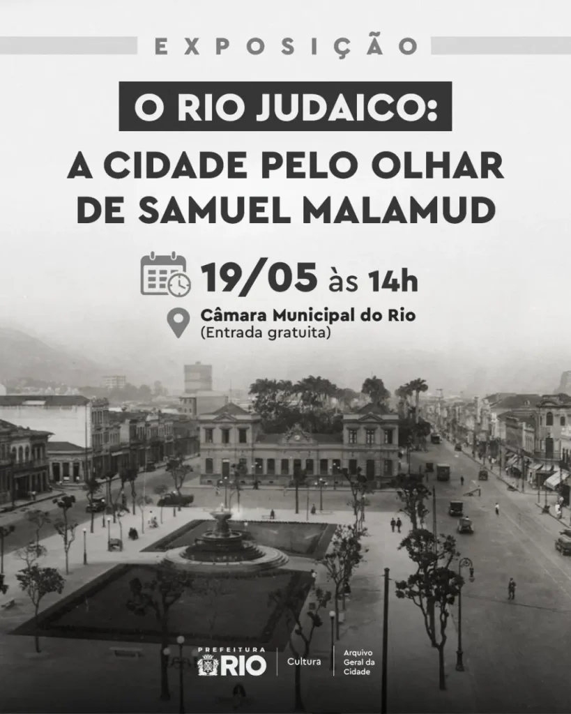 Exposição O Rio judaico na Câmara Municipal