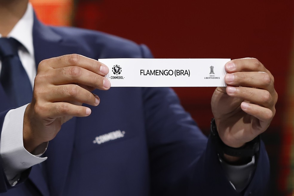 Papel do Sorteio com nome do Flamengo
