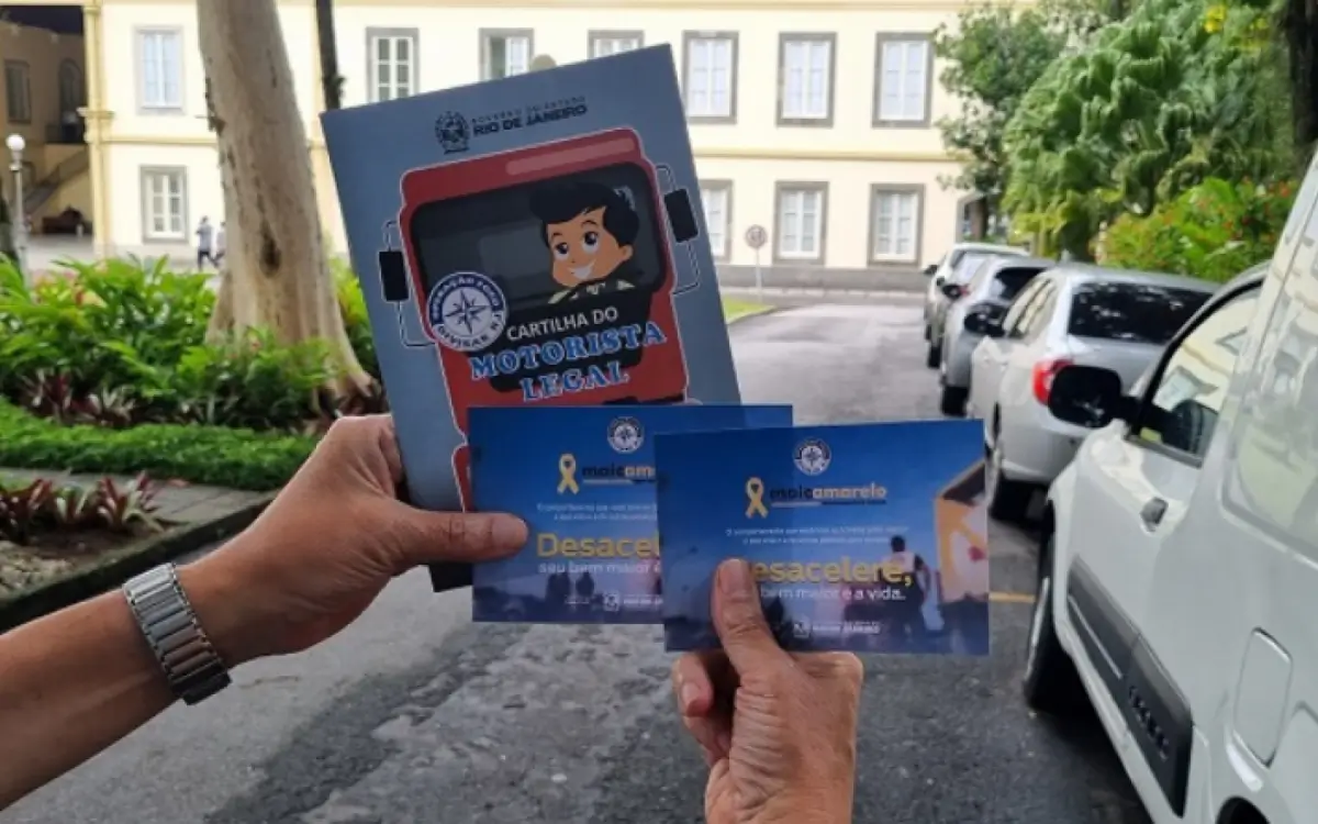 Folheto da Campanha Maio Amarelo