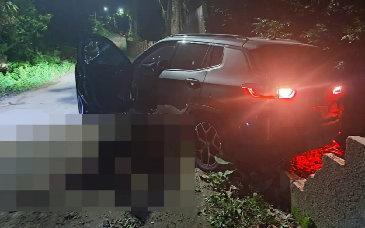Homem foi morto na Rua Professor Castro Rabello, em Guaratiba